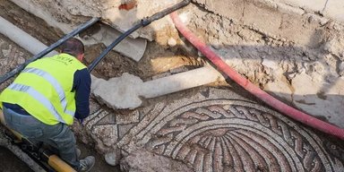 В Италии обнаружили мозаику виллы короля остготов Теодориха Великого (фото)