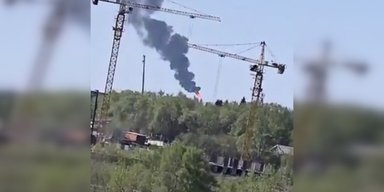 БпЛА повторно атаковали ЛВДС "Пермь", начался пожар: без ПВО за 1500 км от Украины (видео)