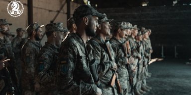 В ВСУ показали, как экзаменуемые из подразделения "Шквал" выбили россиян с позиций в Донецкой области (видео)