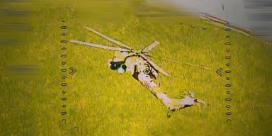 Спецоперация над Курской областью: СБУ поразила FPV-дроном российский вертолет Ми-28 (видео)