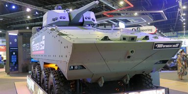 Электрическая БМП: в Сингапуре показали инновационную боевую машину Terrex s5 (видео)