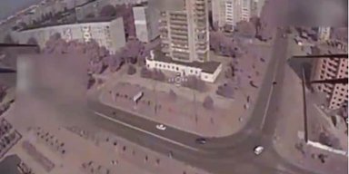 Партизани запустили дрон і підірвали штаб "кадирівців" в Енергодарі, — ГУР (відео)