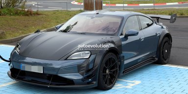Самый экстремальный в мире: 1000-сильный электрокар Porsche засветился до премьеры (фото)