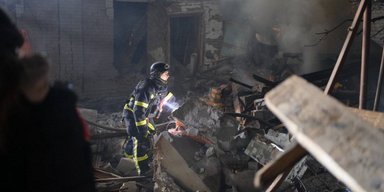 Обстрел Запорожья: из-под завалов детсада спасли черепаху (видео)