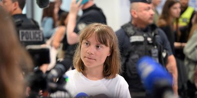 "Это все пиар": Грета Тунберг приземлилась в Париже и рассказала о сэндвиче от Израиля