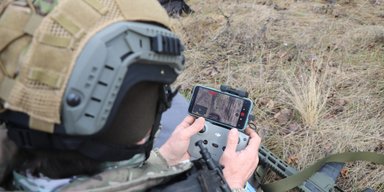 На Запорожском направлении бойцы НГУ испытали новые взрывные устройства для ударных дронов