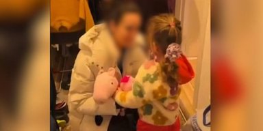 В Киеве отец похитил трехлетнюю дочь с детской площадки и вывез ее за границу (видео)