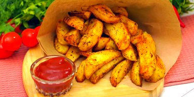Как в фастфуде, но вкуснее: как приготовить картофель по-деревенски