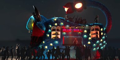 Синий бык и стальной дикобраз: украинцы привезли на Burning Man яркие авто (фото, видео)