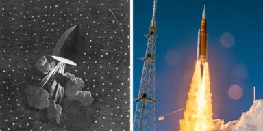 Жюль Верн описал миссию "Артемида-2" на Луну 2026 года почти 160 лет назад (фото)