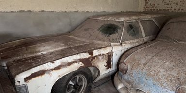 У розкішному помісті виявлено покинуту колекцію старовинних авто (відео)