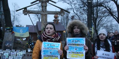 Волноваха прошла маршами по Киеву. Фото и репортаж