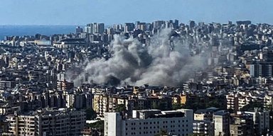 Армия Израиля атаковала юг Бейрута: есть погибшие и раненые (фото)
