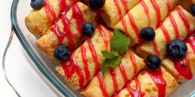 Вкусные и ароматные: рецепт блинчиков с творогом