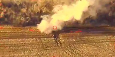 В День радиотехнических войск HIMARS уничтожил комплекс РЭБ Р-330 "Житель" (видео)