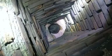 В дымоходе нашли живого мужчину: самое интересное это то, как он там оказался (фото, видео)
