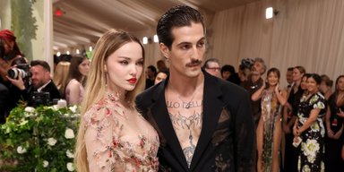 Солист Måneskin Дамиано Давид дебютировал на Met Gala 2024 в компании Дав Кэмерон