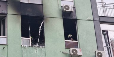 Обстріл Києва: КМВА повідомила про пожежу через падіння уламків та спростувала своє повідомлення