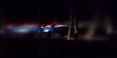 В Рязанской области после атаки горит территория крупного дата-центра "Яндекса" и завода (видео)
