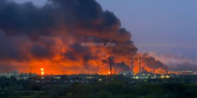 Куйбишевський НПЗ у Самарі зупинив роботу: по заводу прилетіло майже 30 дронів (фото)