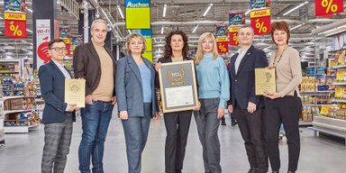 Auchan Україна отримала перемогу в номінації "Економний кошик року" премії "Вибір країни"