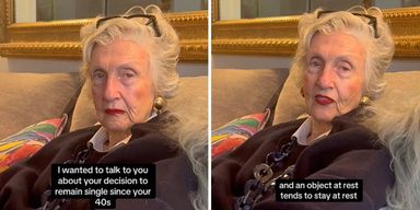 "Все знают правду": 86-летняя бабушка объяснила, почему прожила жизнь без мужчин (видео)