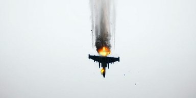 Українські гвардійці збили на Донбасі ворожий штурмовик Су-25 (відео)