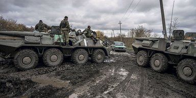 Передовая крупным планом