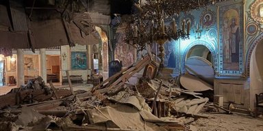 ВС РФ ударом баллистики изуродовали собор УПЦ (МП) в Запорожье (фото)
