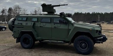 "Українська бронетехніка" успішно випробувала бронеавтомобіль "Новатор" з туреллю "ТАВРІЯ-14,5"