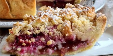 Пирог с ягодами: рецепт вкуснейшего крамбла без сливочного масла