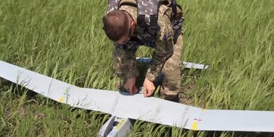 Безпілотник ЗСУ RQ-20 PUMA дивом вижив у сутичці з російською ППО (відео)