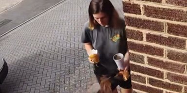 Женщина принесла домой заказ из McDonald's: необычное "ограбление" попало на камеру (видео)