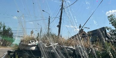 Сети ради спасения жизни: как в Орехове защищаются от fpv-дронов ВС РФ (фото)