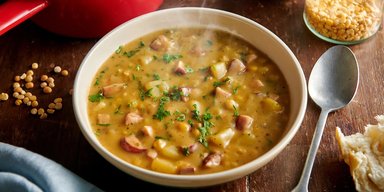 Для вегетарианцев: рецепт вкусного горохового супа