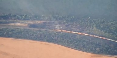 Два підриви за тиждень: ГУР спинило потяг з боєприпасами ЗС РФ у Запорізькій області (відео)