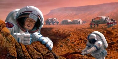 Ученые создали биопластик из водорослей для строительства жилищ на Марсе (фото)