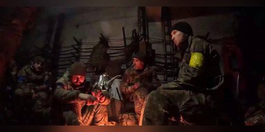 "Сыпется потолок": бойцы 3 ОШБр показали обстановку в подвале Авдеевского коксохима (видео)