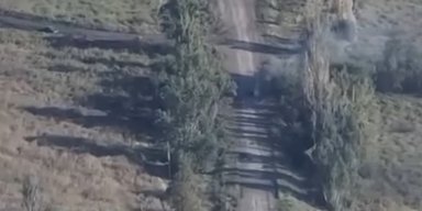 Бойцы УДА зафиксировали российскую БМП и сразу уничтожили FPV-дроном (видео)