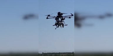 Робот-пес полетал на "Вампире": зачем украинские военные создали такого "трансформера" (видео)