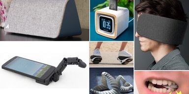 От шор для офисных работников до смартфона с пальцем. 7 самых странных гаджетов года