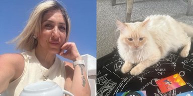 Женщина утверждает, что ее кот-ясновидящий помогает ей раскрывать тайны будущего (фото)