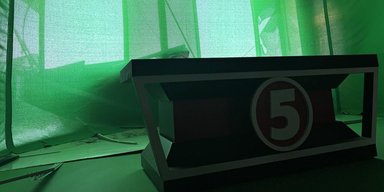 Офіс "5 каналу" зазнав руйнувань під час удару по Києву: мовлення призупинене (фото, відео)