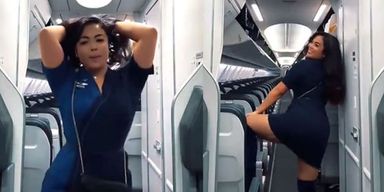 Стюардессу уволили за вызывающее поведение в самолете: что она сделала (видео)