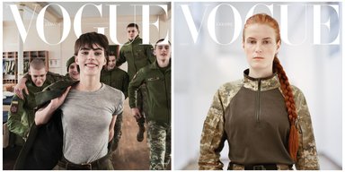 "Не романтизуйте війну": Vogue Ukraine потрапив у скандал через обкладинку з моделлю і військовою