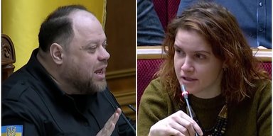 "Да лягте здесь — мне все равно": Стефанчук и Безуглая поссорились на заседании Рады