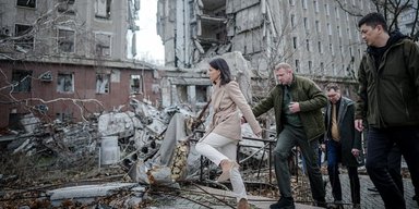 Российский БПЛА выследил главу МИД Германии в Украине, — BILD