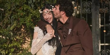 Три наряда и фарфоровая тиара: как прошла свадьба супермодели Мариякарлы Босконо