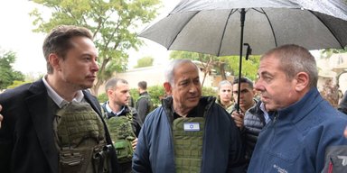 Маск під час поїздки до Ізраїлю погодився з Нетаньяху у необхідності знищити ХАМАС