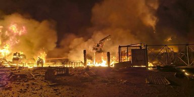ВС РФ нанесли комбинированный удар по Киевской области: в столице пожар, в Броварах — погибшие (видео)